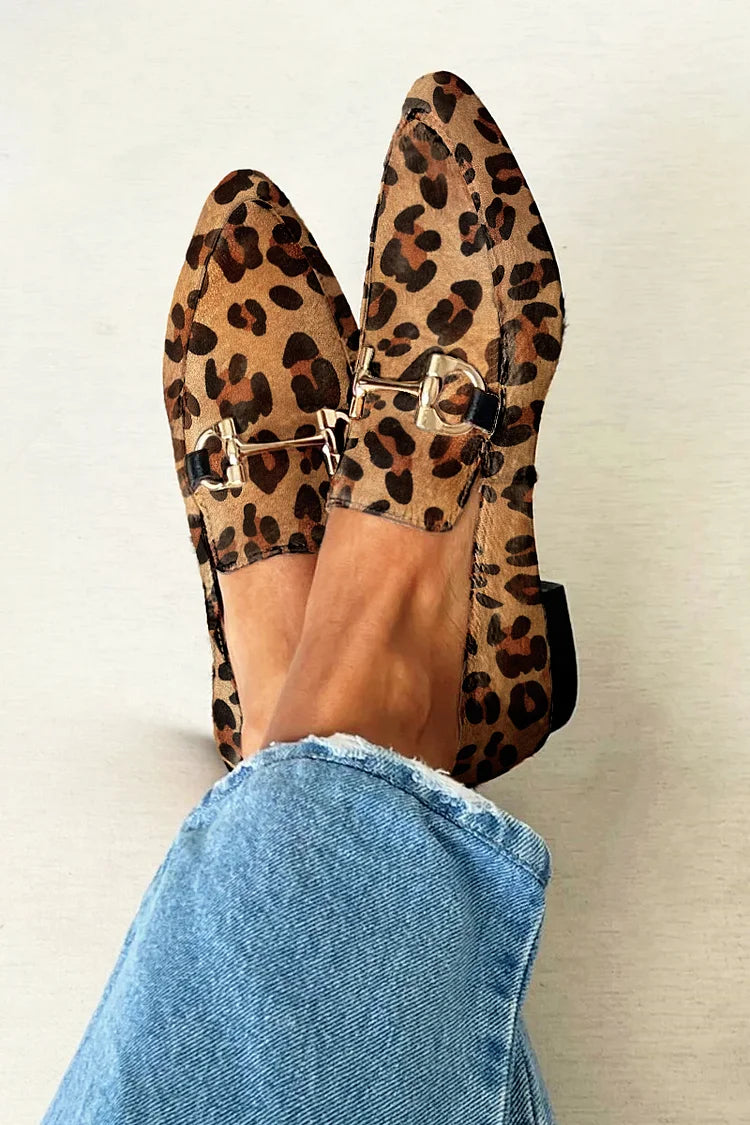 Gitta | Elegáns leopárdmintás mokaszin