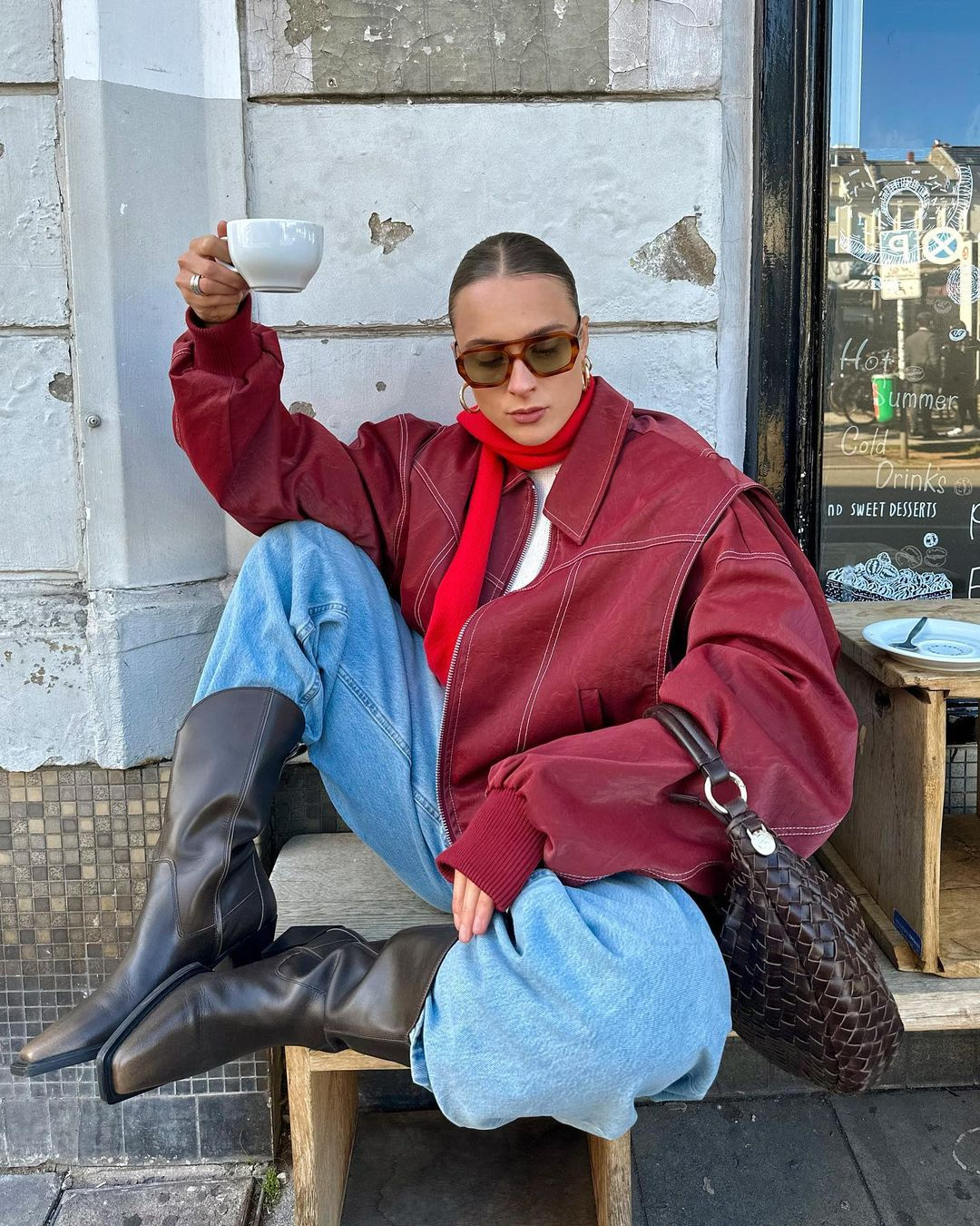 ELIZA | Oversized Contrast Dzseki