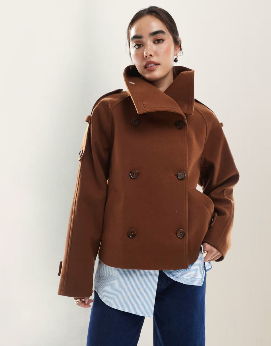 ELIZA | Cropped Trench Coat
