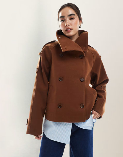 ELIZA | Cropped Trench Coat