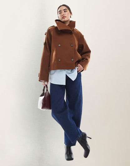 ELIZA | Cropped Trench Coat
