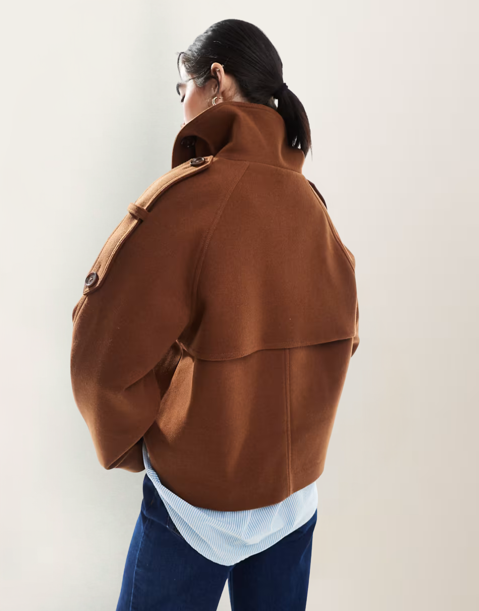 ELIZA | Cropped Trench Coat