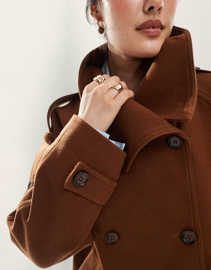 ELIZA | Cropped Trench Coat