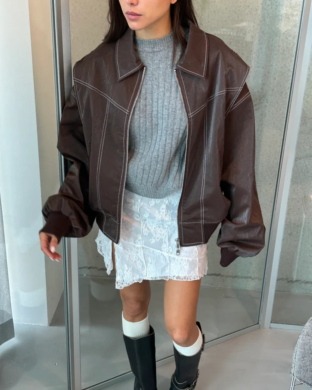 ELIZA | Oversized Contrast Dzseki