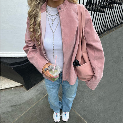ELIZA | Suede Cloud Bomber