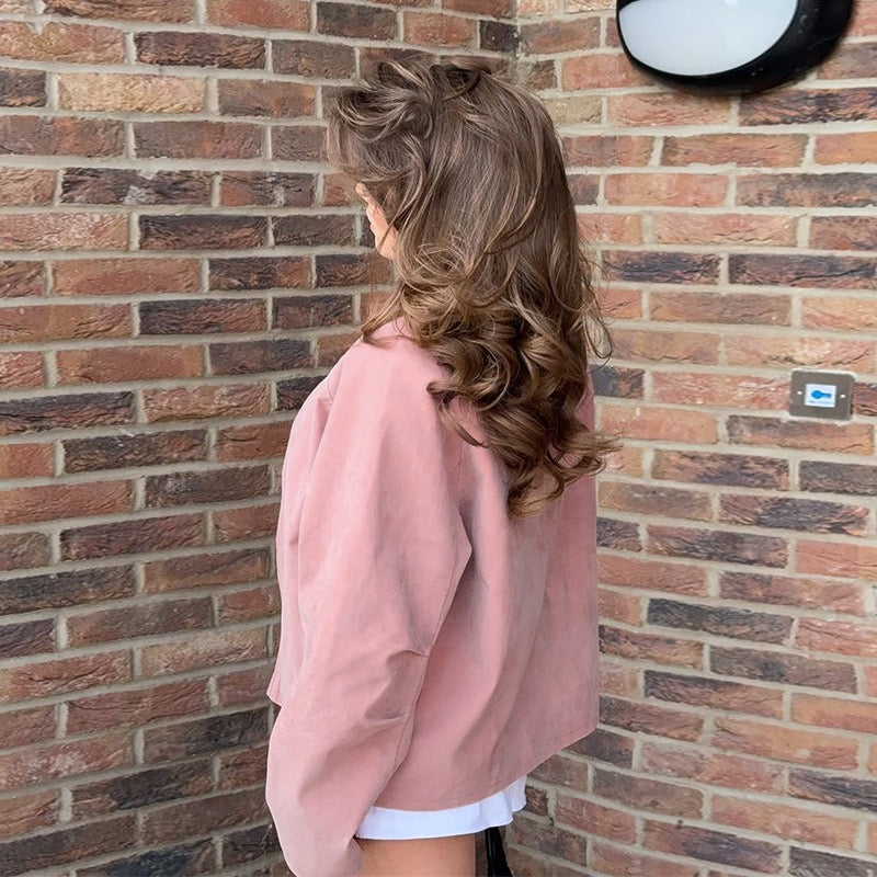 ELIZA | Suede Cloud Bomber