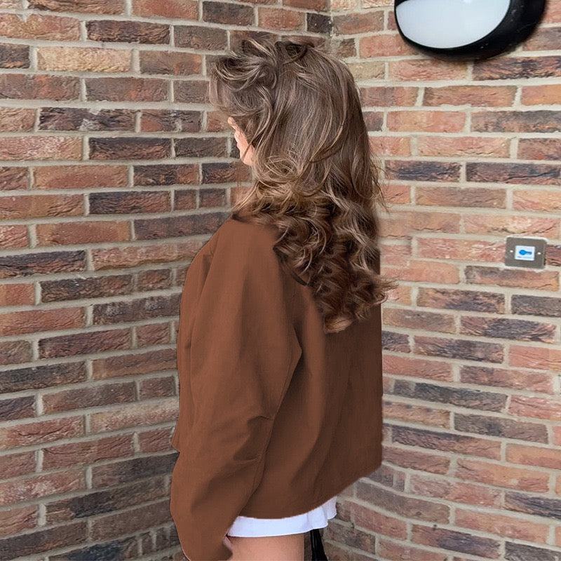 ELIZA | Suede Cloud Bomber