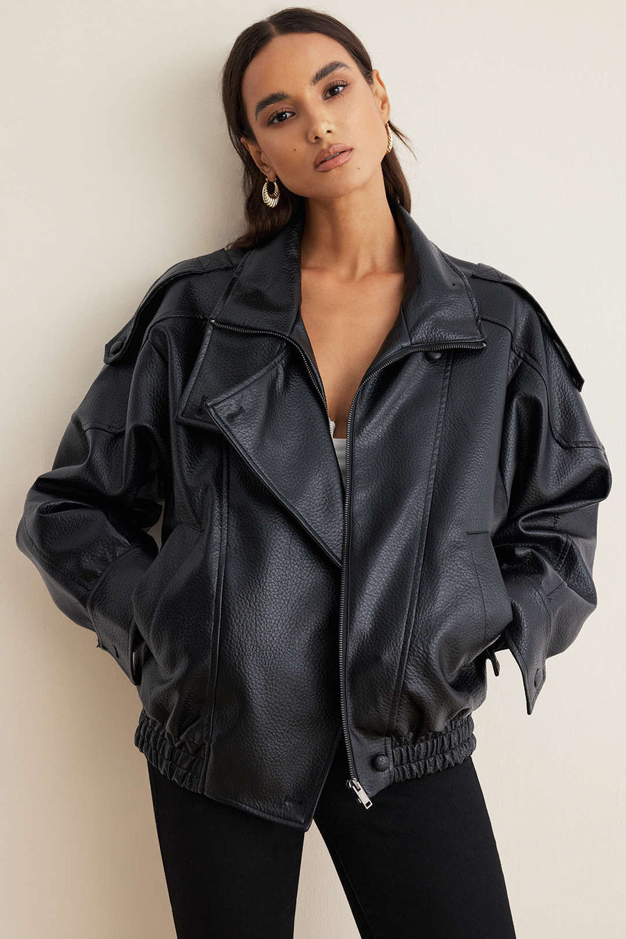 ELIZA | Uptown Leather Jacket.