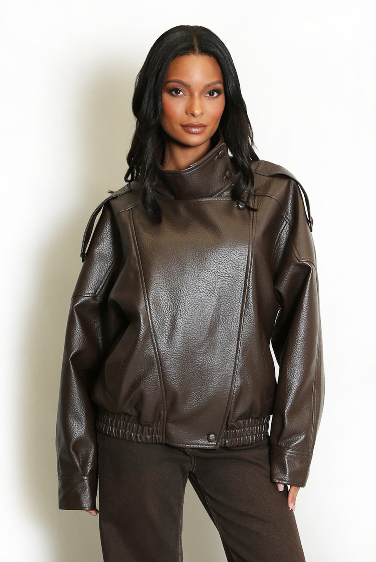 ELIZA | Uptown Leather Jacket.