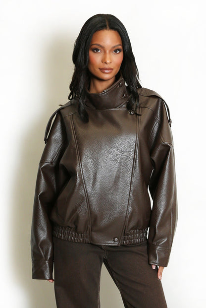 ELIZA | Uptown Leather Jacket.