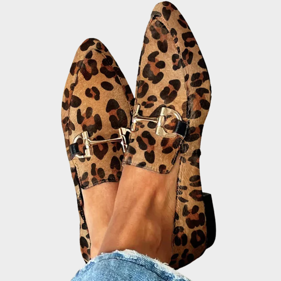 Gitta | Elegáns leopárdmintás mokaszin