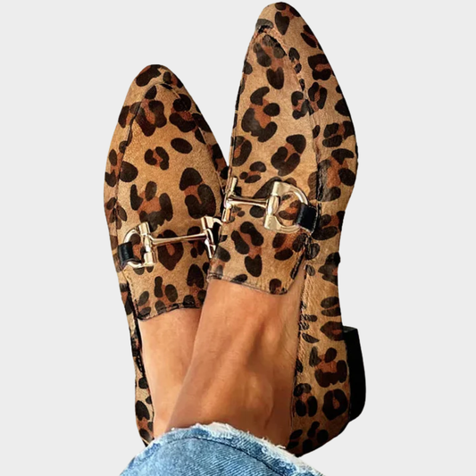 Gitta | Elegáns leopárdmintás mokaszin