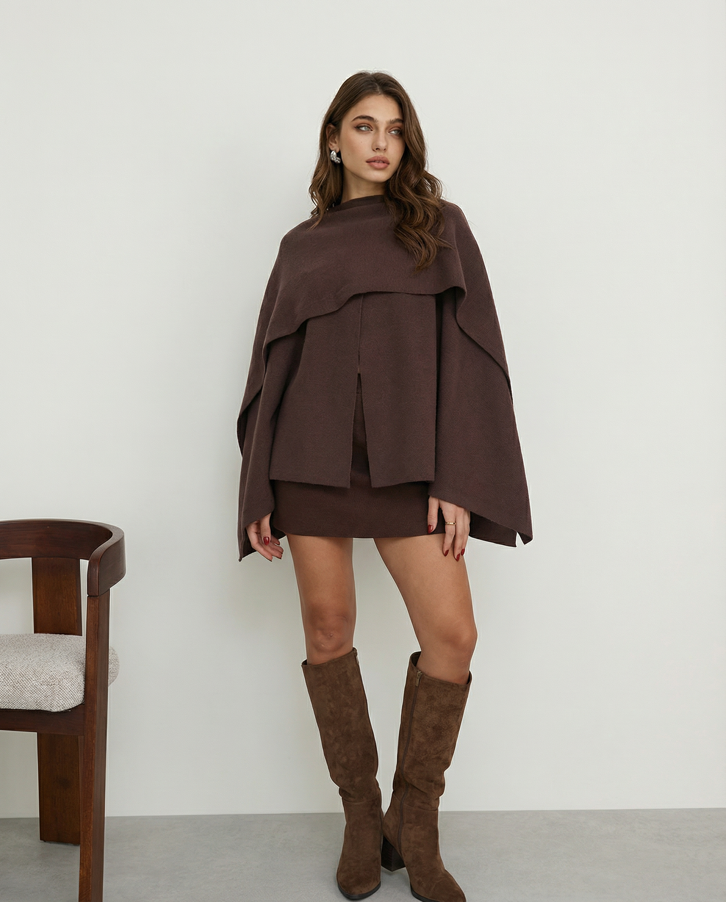 ELIZA | Short Cape Coat