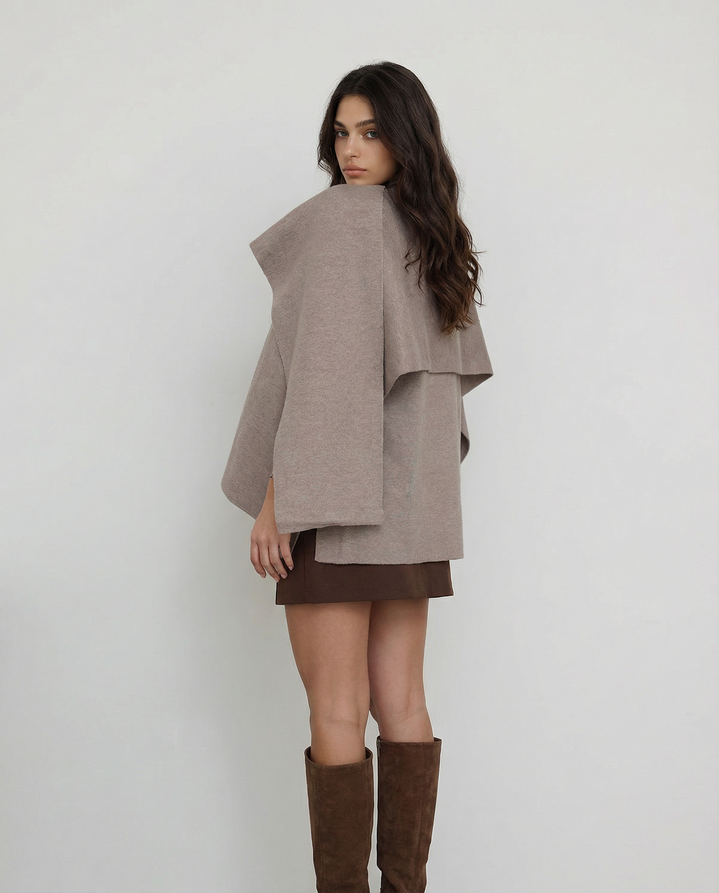 ELIZA | Short Cape Coat